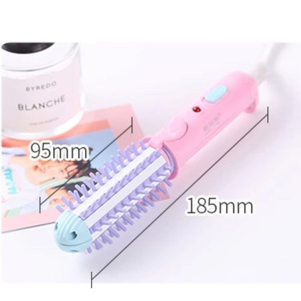 Mini Hair Straightener & Curler Brush