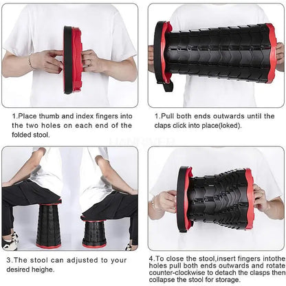 Foldable Telescopic Stool